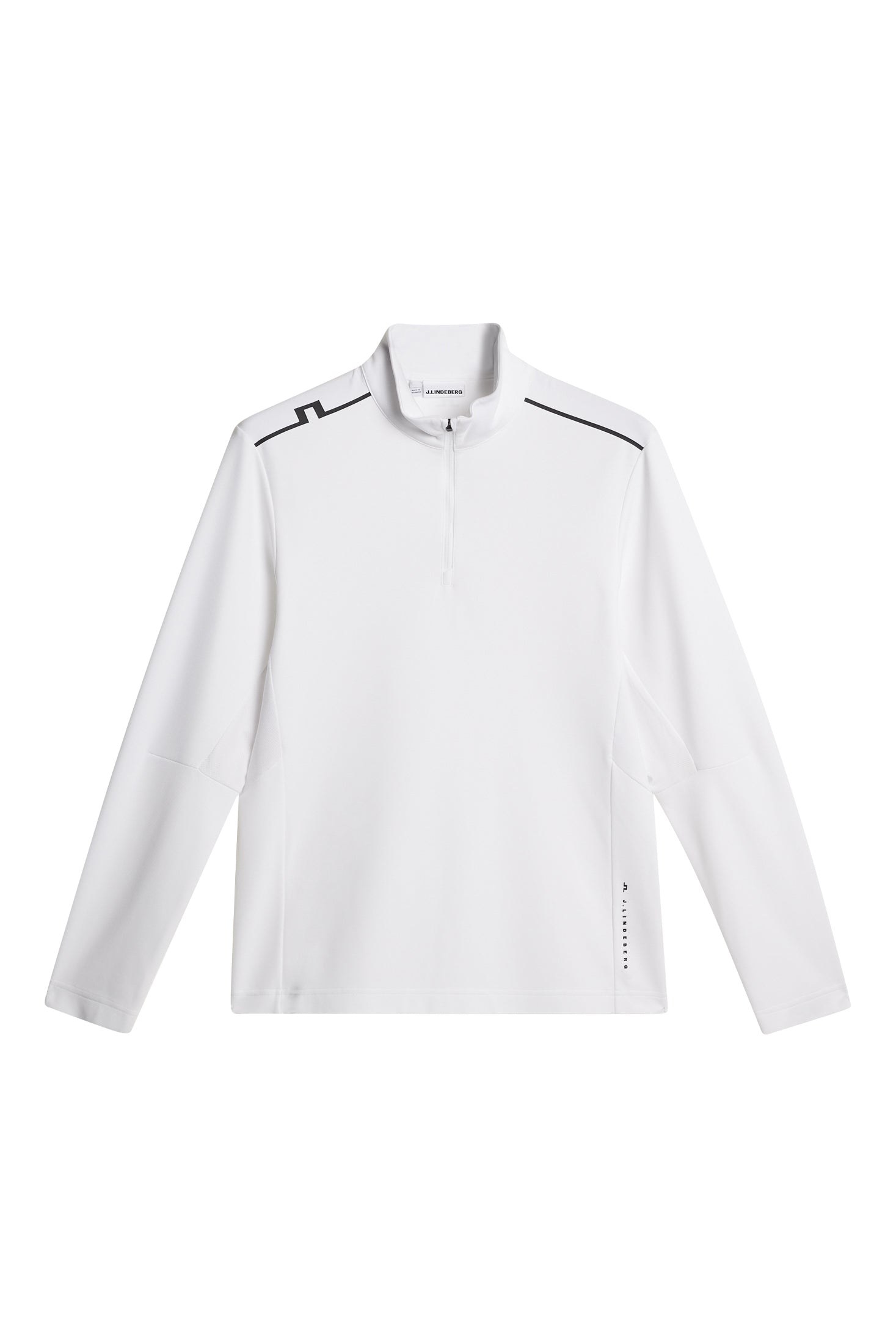 Leon Quarter Zip Mid Layer / White – J.Lindeberg EU