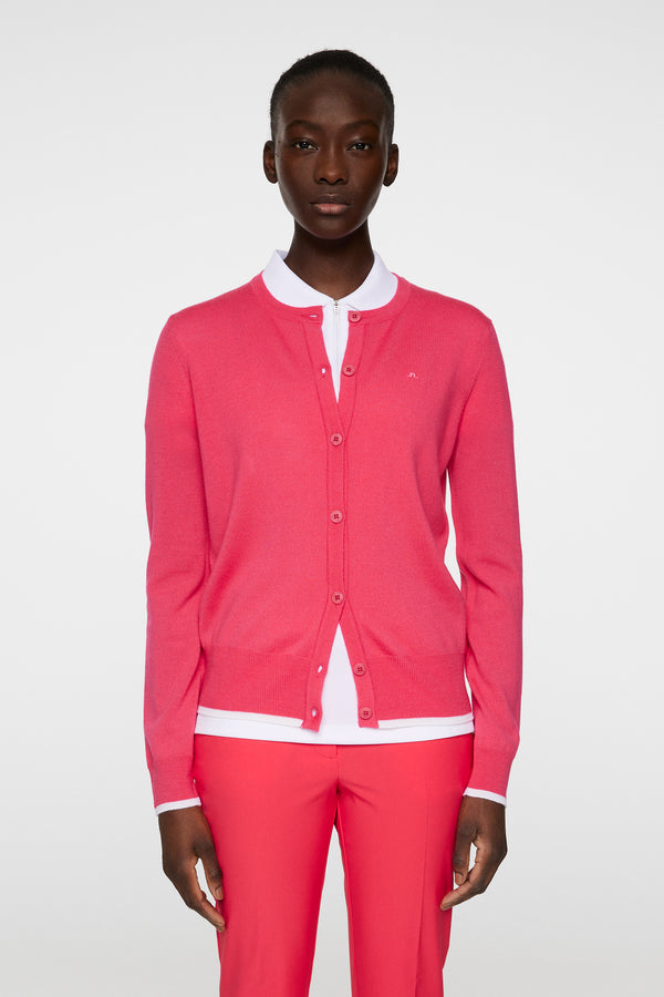 Joanna Knitted Cardigan / Azalea