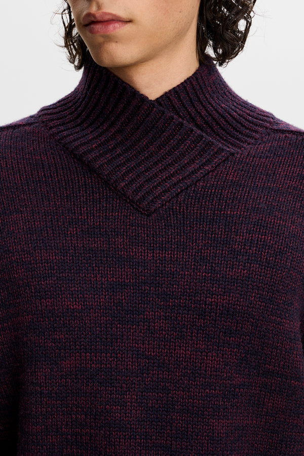 Marve Shawl Collar / JL Navy