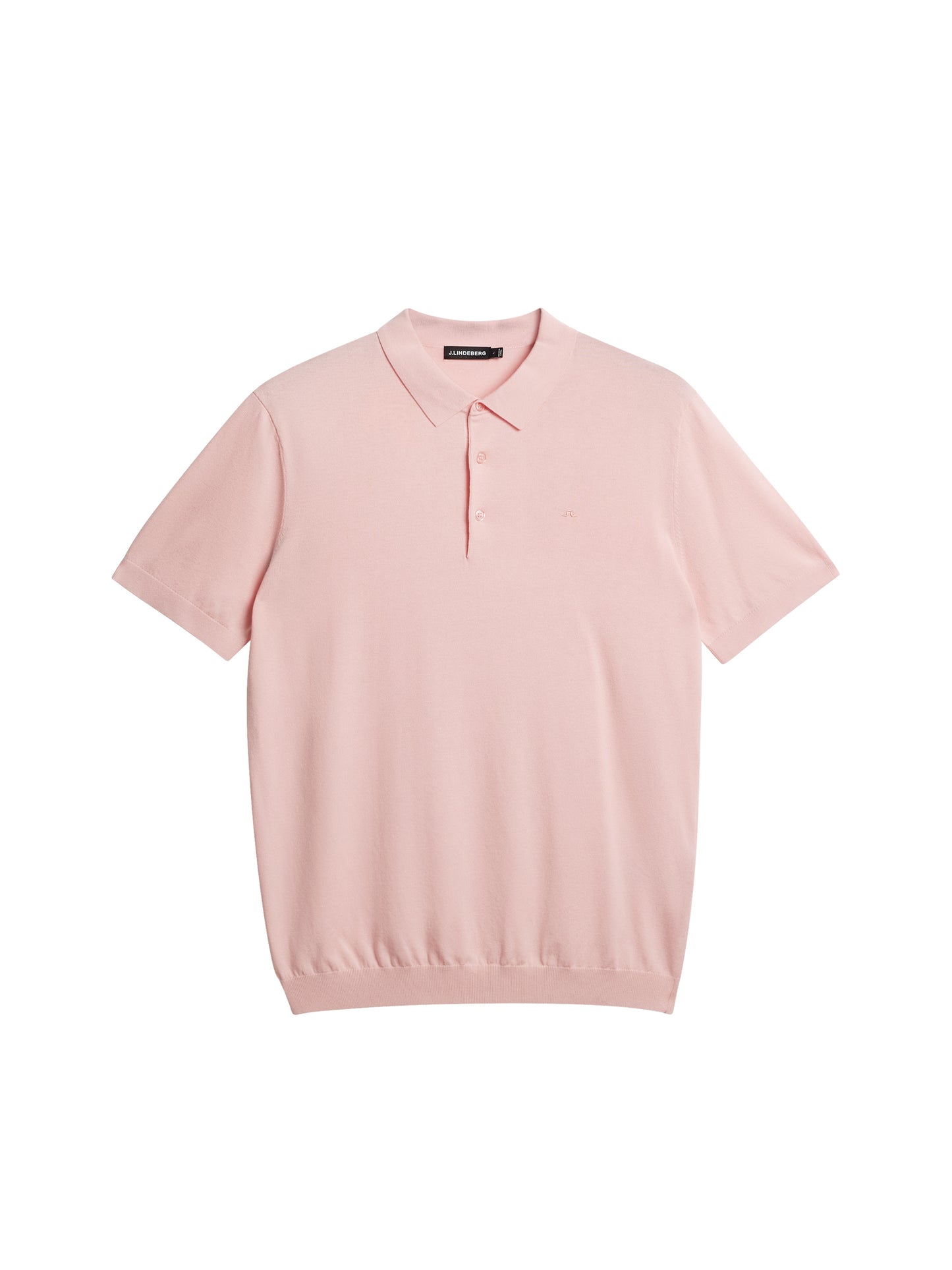 Ridge Rayon Silk Polo / Powder Pink