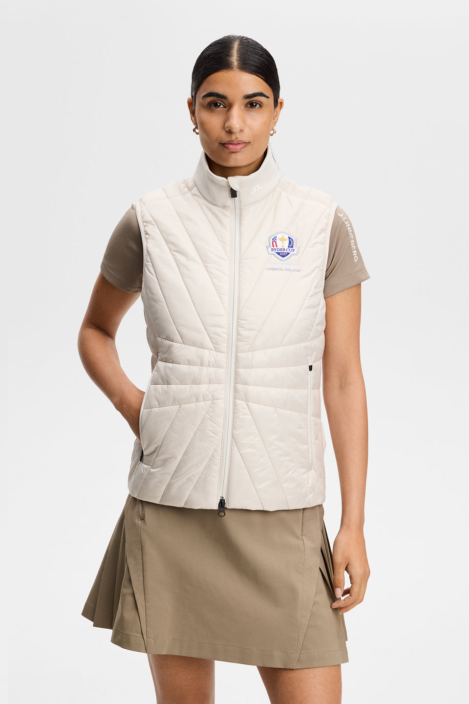 Holma Quilt Hybrid Vest / Moonbeam