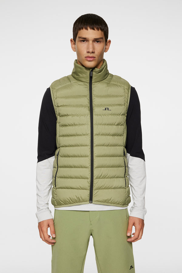 Oden Light Down Vest / Oil Green