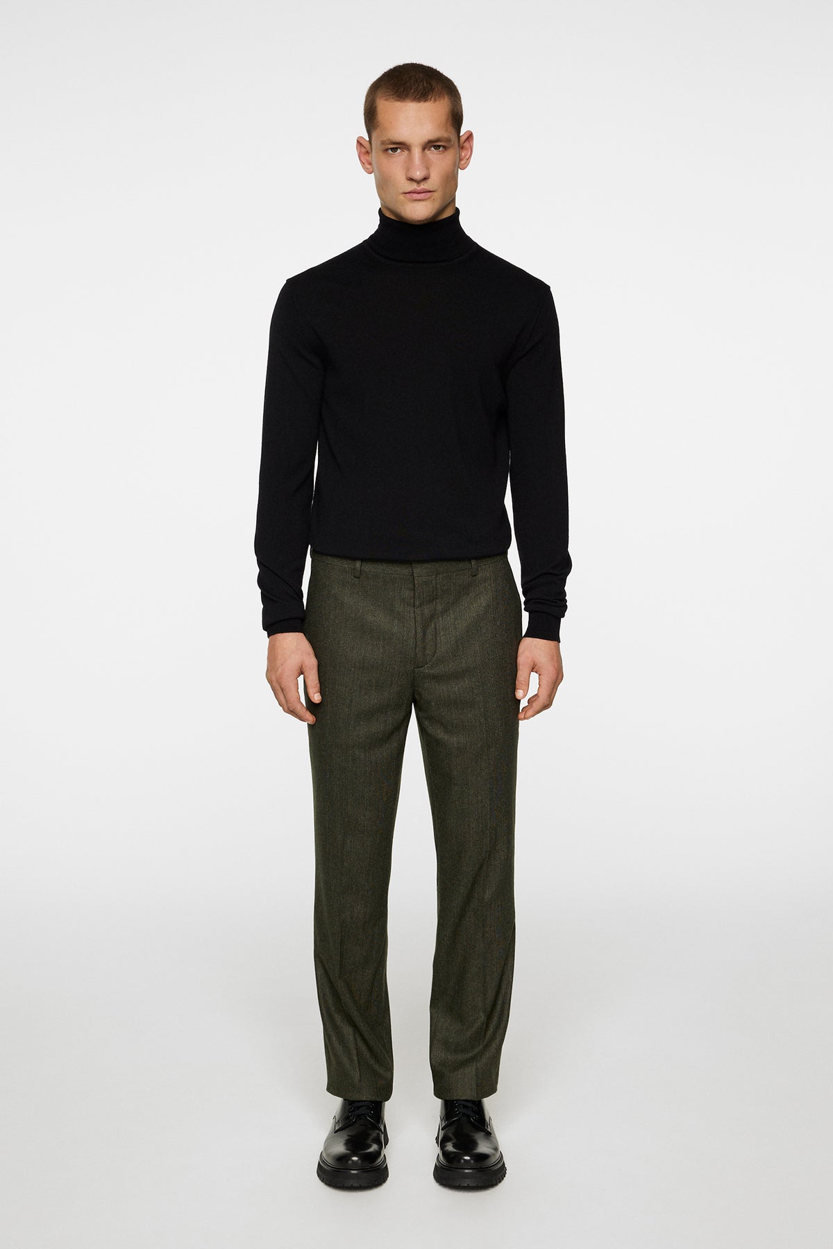 Lois Cash Stretch Flannel / Forest Green