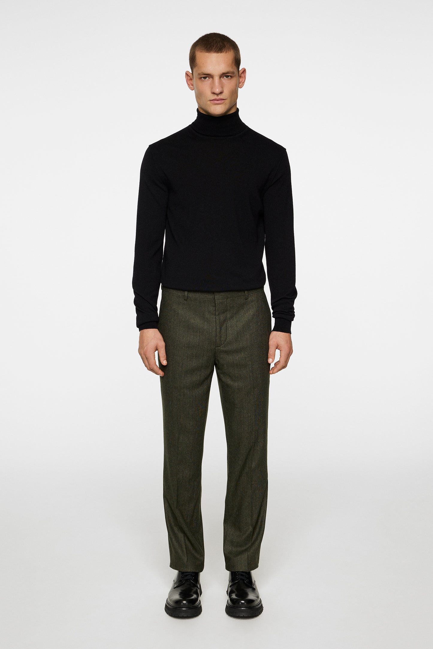 Lois Cash Stretch Flannel / Forest Green