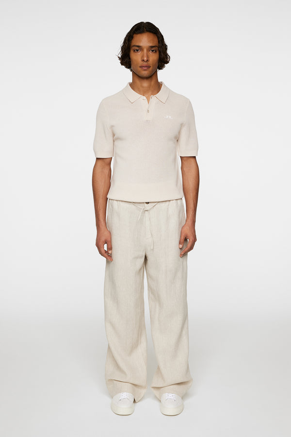 Noah Drape Linen Pants / Moonbeam