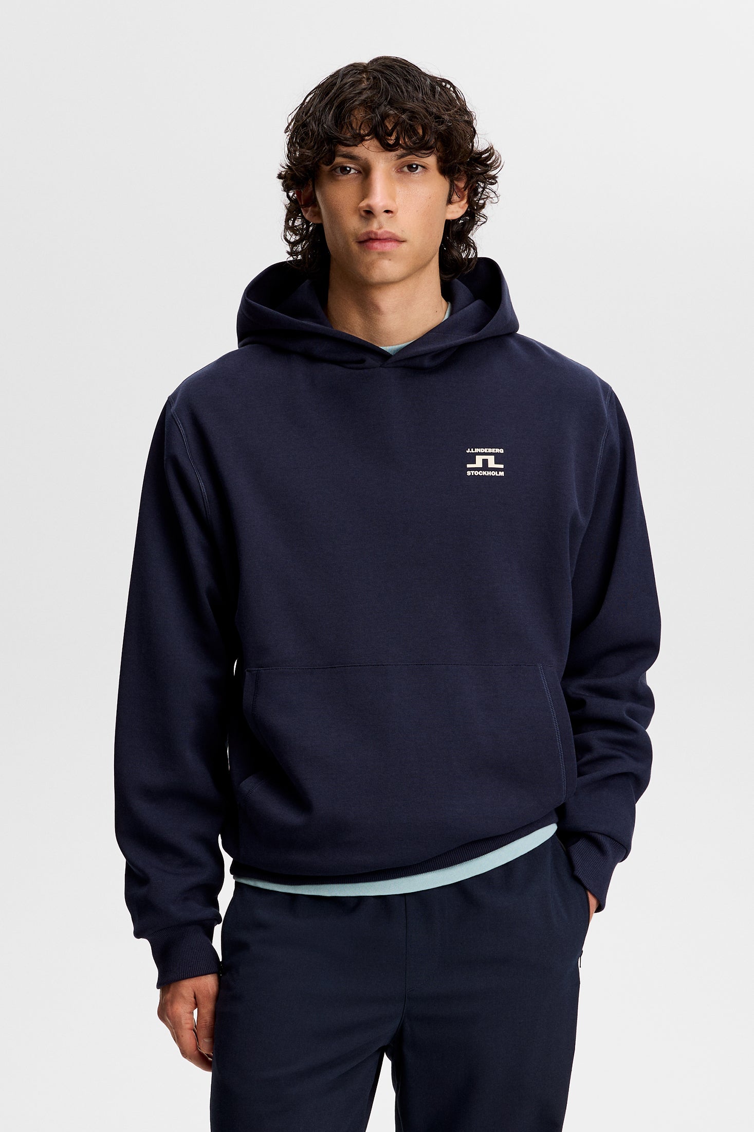 J.LINDEBERG ジェイリンドバーグ パーカー ネイビー L Club Printed Hood / JL Navy – J.Lindeberg EU