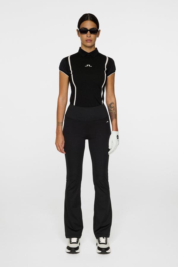 Fiona Flared Leggings / Black