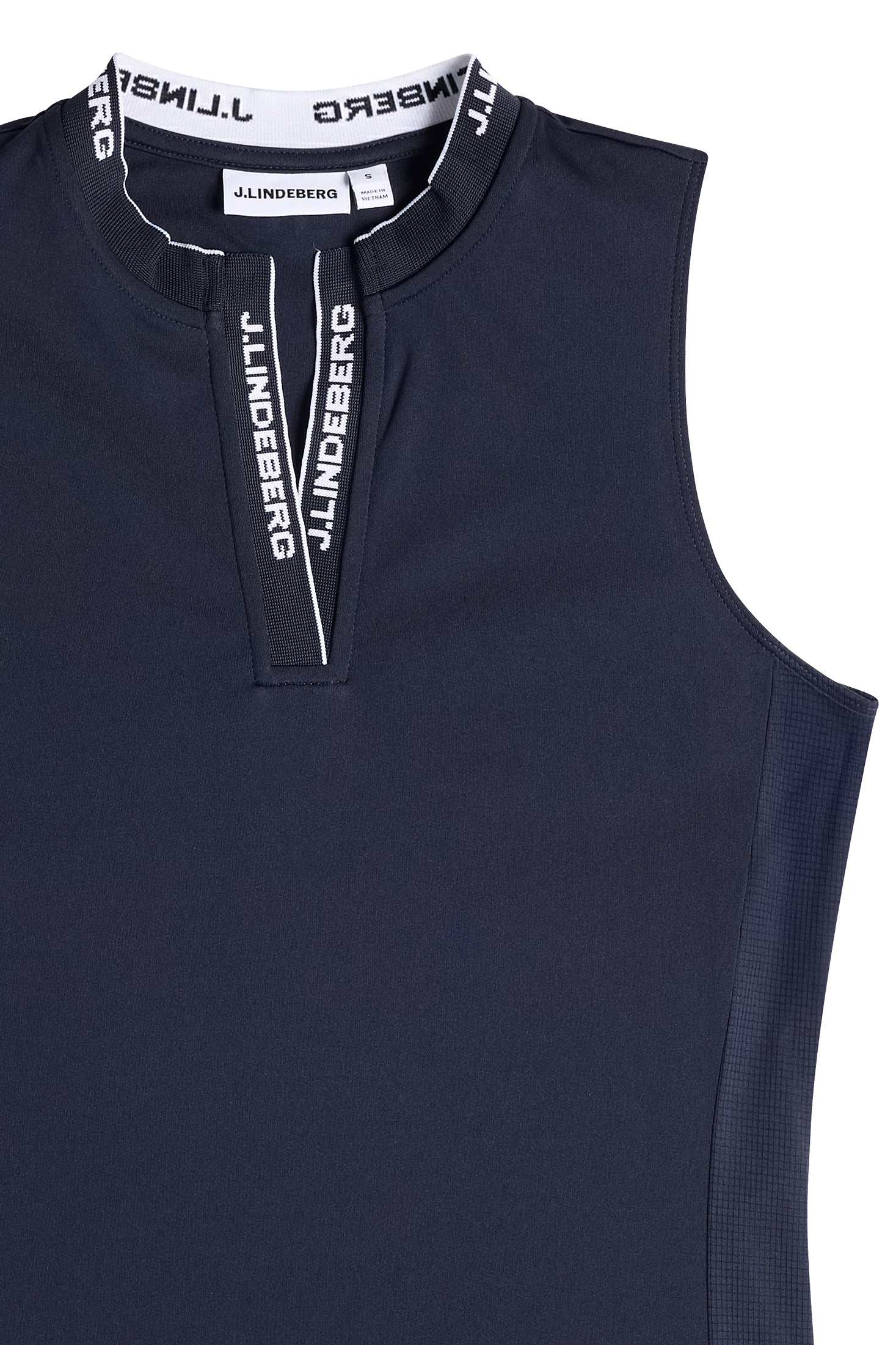 J.LINDEBERG ネイビー ストライプ ノースリーブシャツ Leya Sleeveless Top / JL Navy – J.Lindeberg EU
