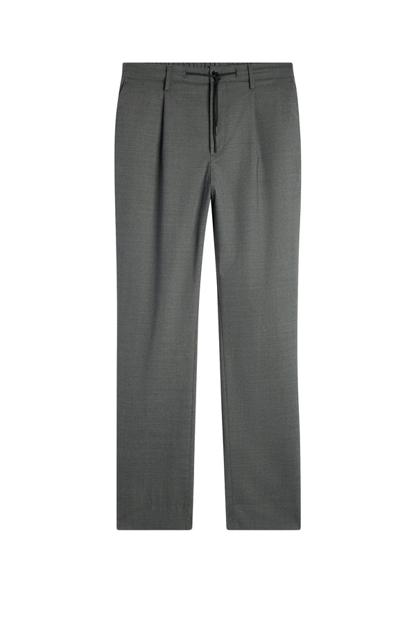 Harris Stretch Wool Pants / Light Grey Melange