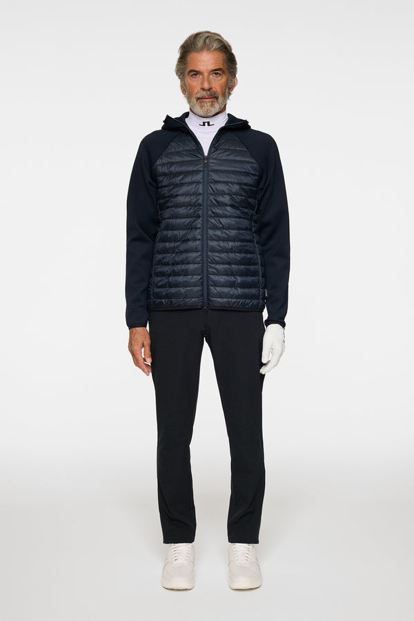 Hayden Quilt Hybrid Hood / JL Navy