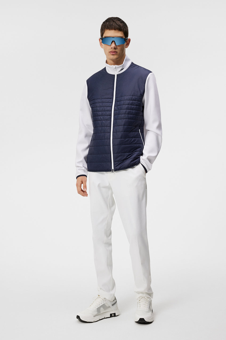 Martino Quilt Hybrid Jacket / JL Navy