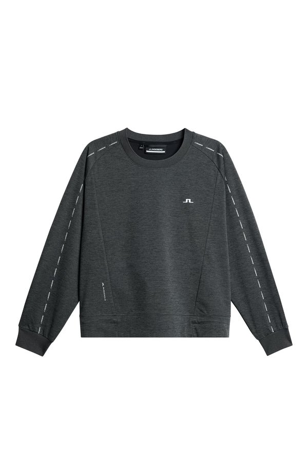 Lucy Windblock Sweatshirt / Asphalt and Black Melange
