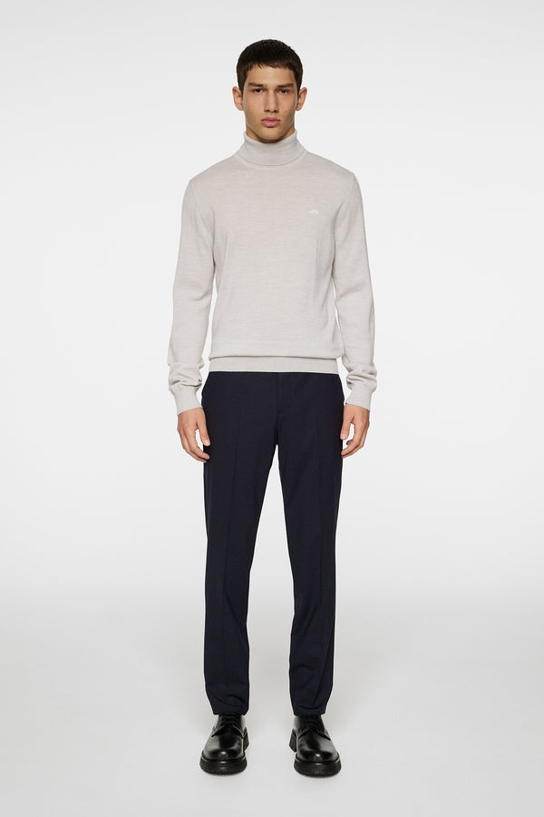 Kaden Merino Turtle Neck / Moonbeam Melange