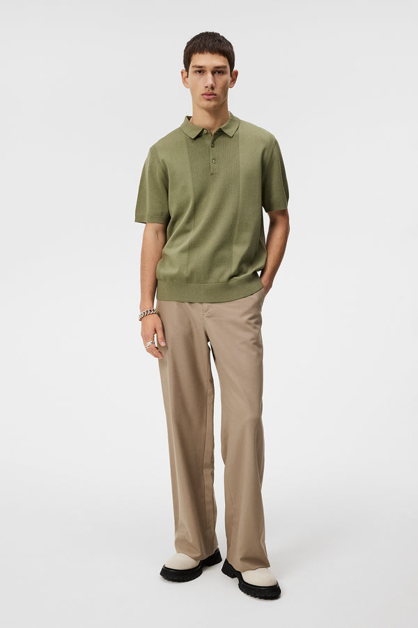 Reymond Solid Polo / Oil Green