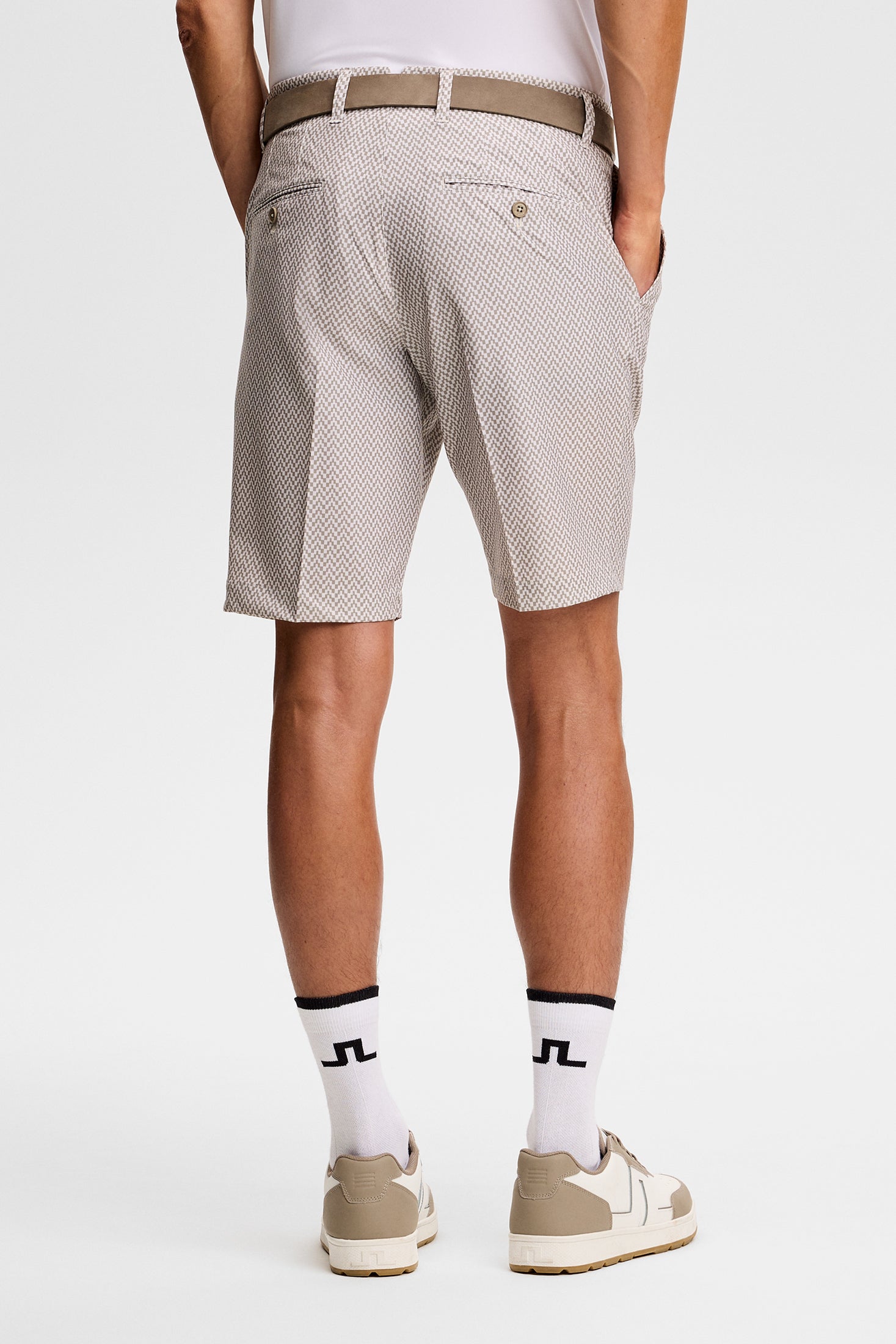 J.LINDEBERG Eloy Print Shorts 30インチ Eloy Print Shorts / Bridge Stack Brindle S | J.Lindeberg Official