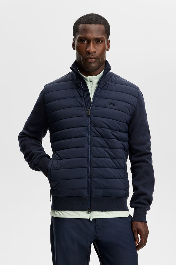 Boen Knit Hybrid Jacket / JL Navy
