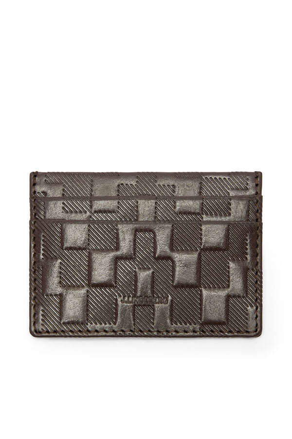 Leon Card Holder / Seal Brown