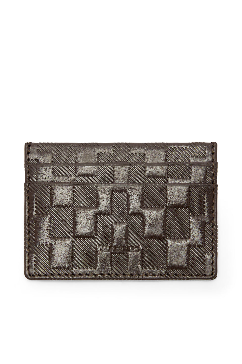 Leon Card Holder / Seal Brown
