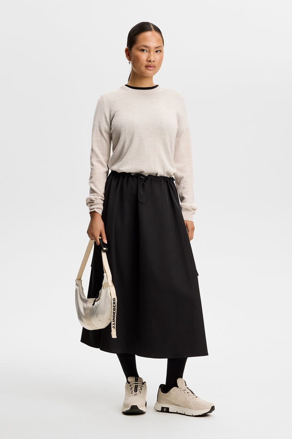 Aria Knitted Sweater / Moonbeam Melange