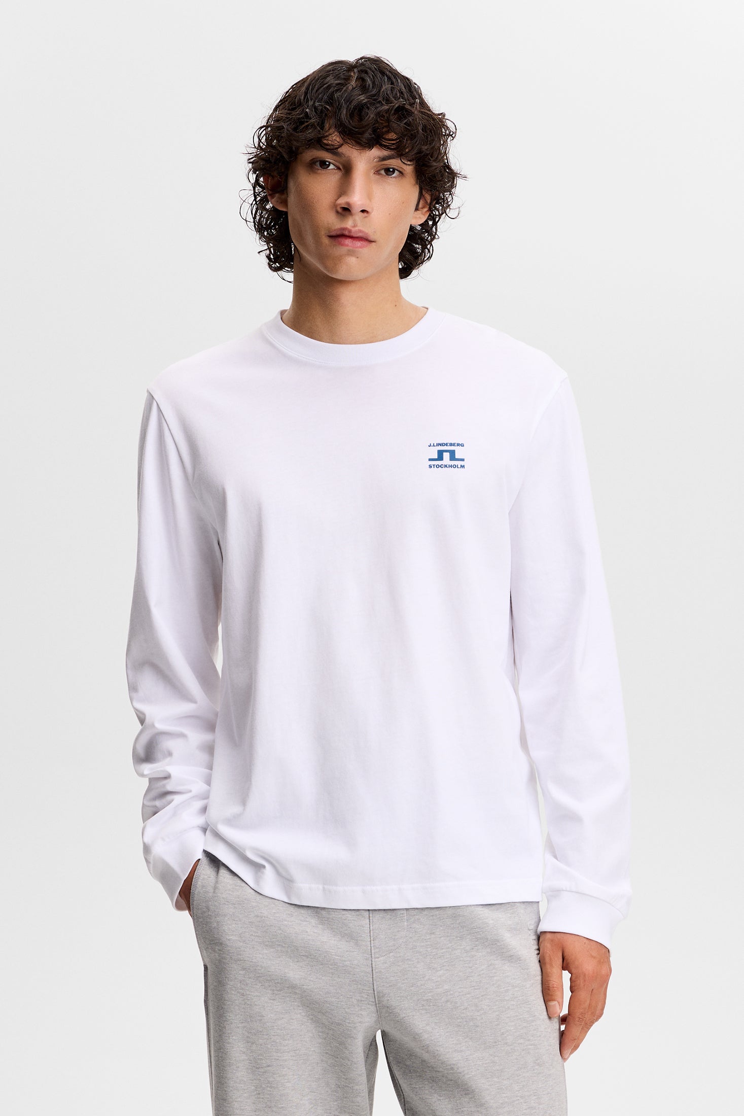 Parcie Longsleeve Tee / White – J.Lindeberg
