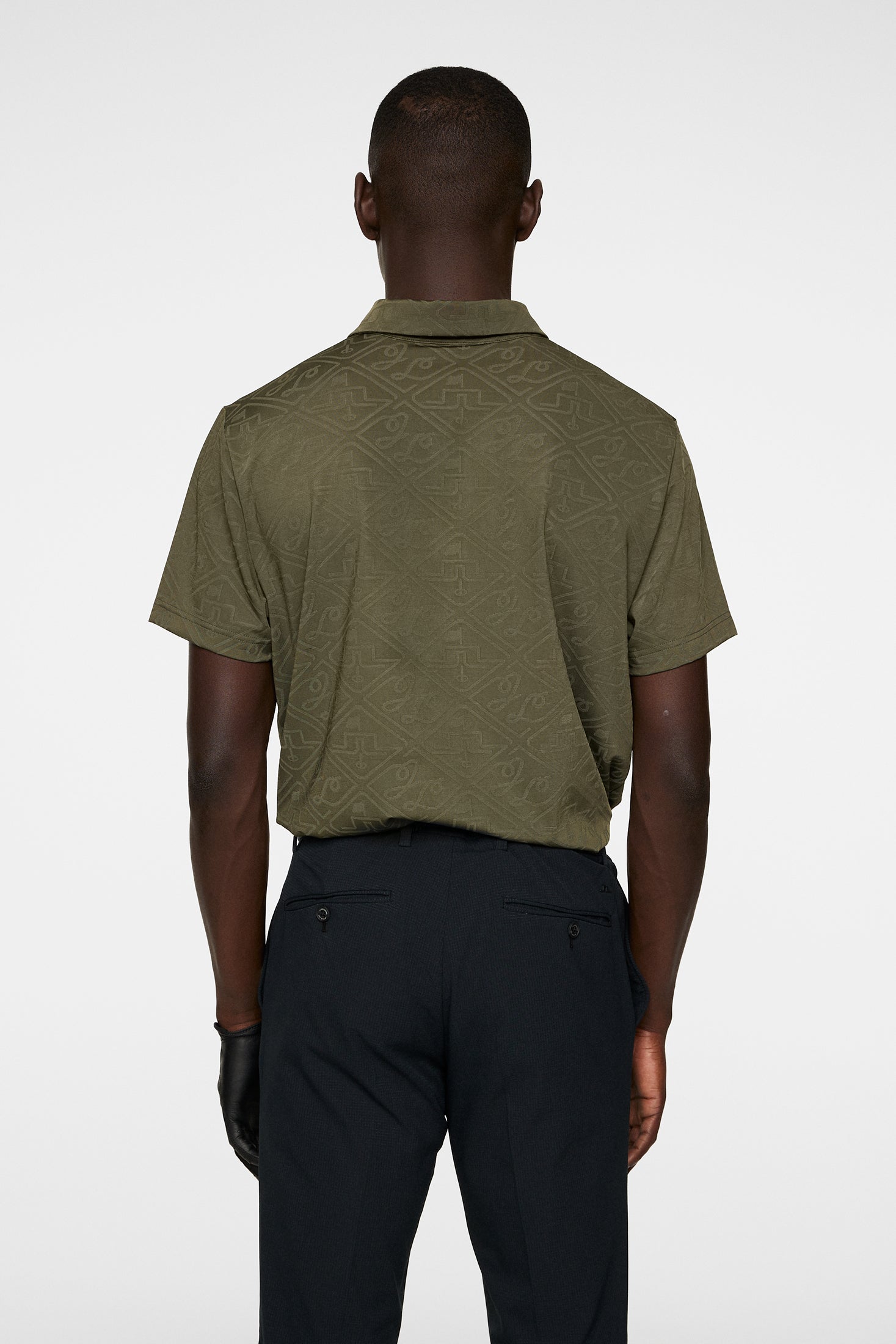 Bison Regular Jacquard Polo / Forest Green – J.Lindeberg