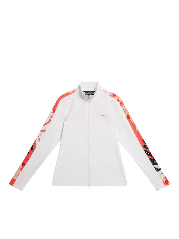 Winona Print Mid Layer / White