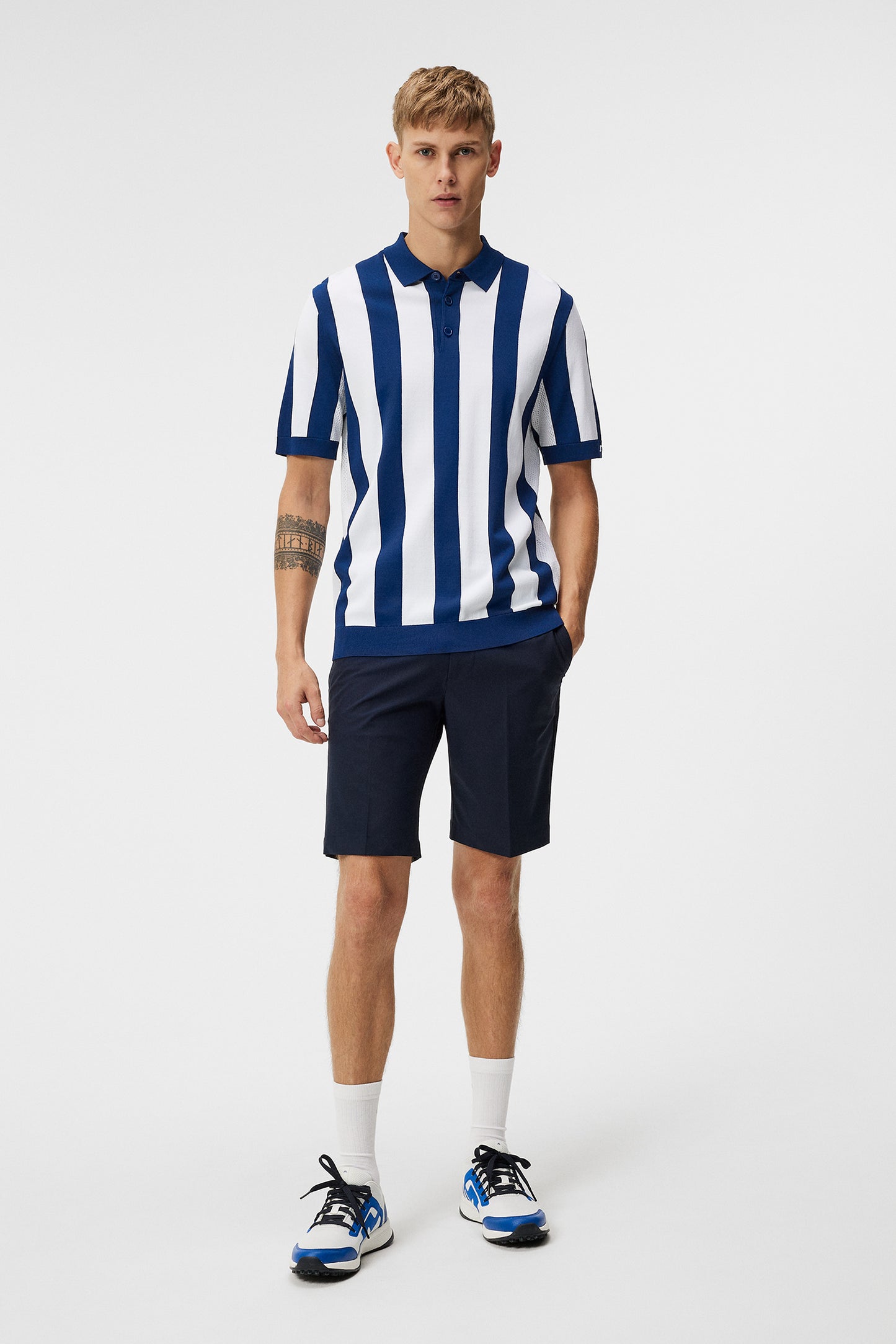 Maseo Knitted Shirt / Estate Blue