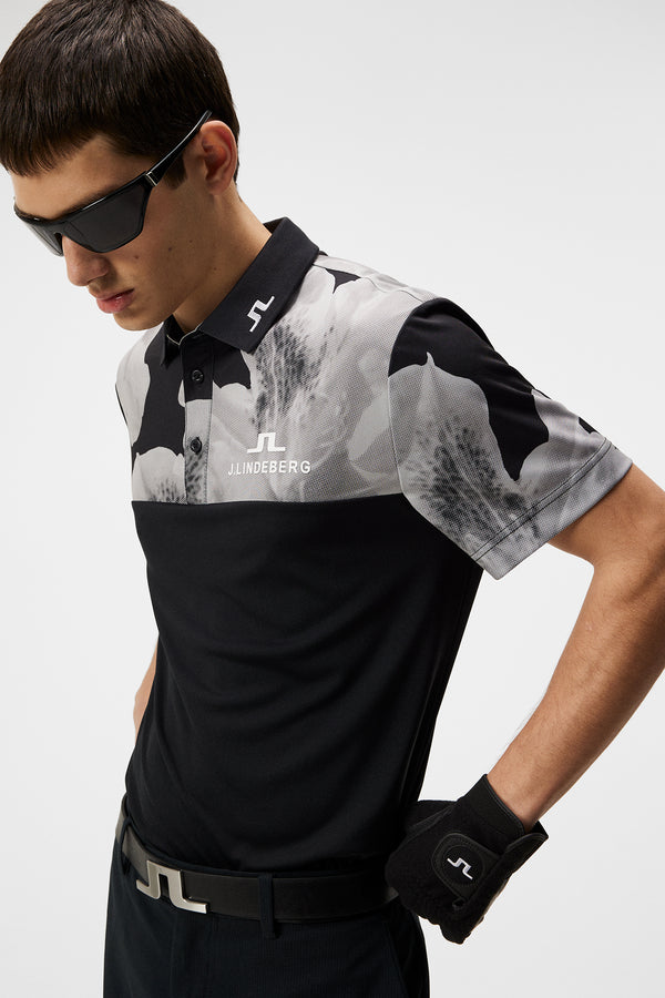 Jeff Tour Golf Polo / Black