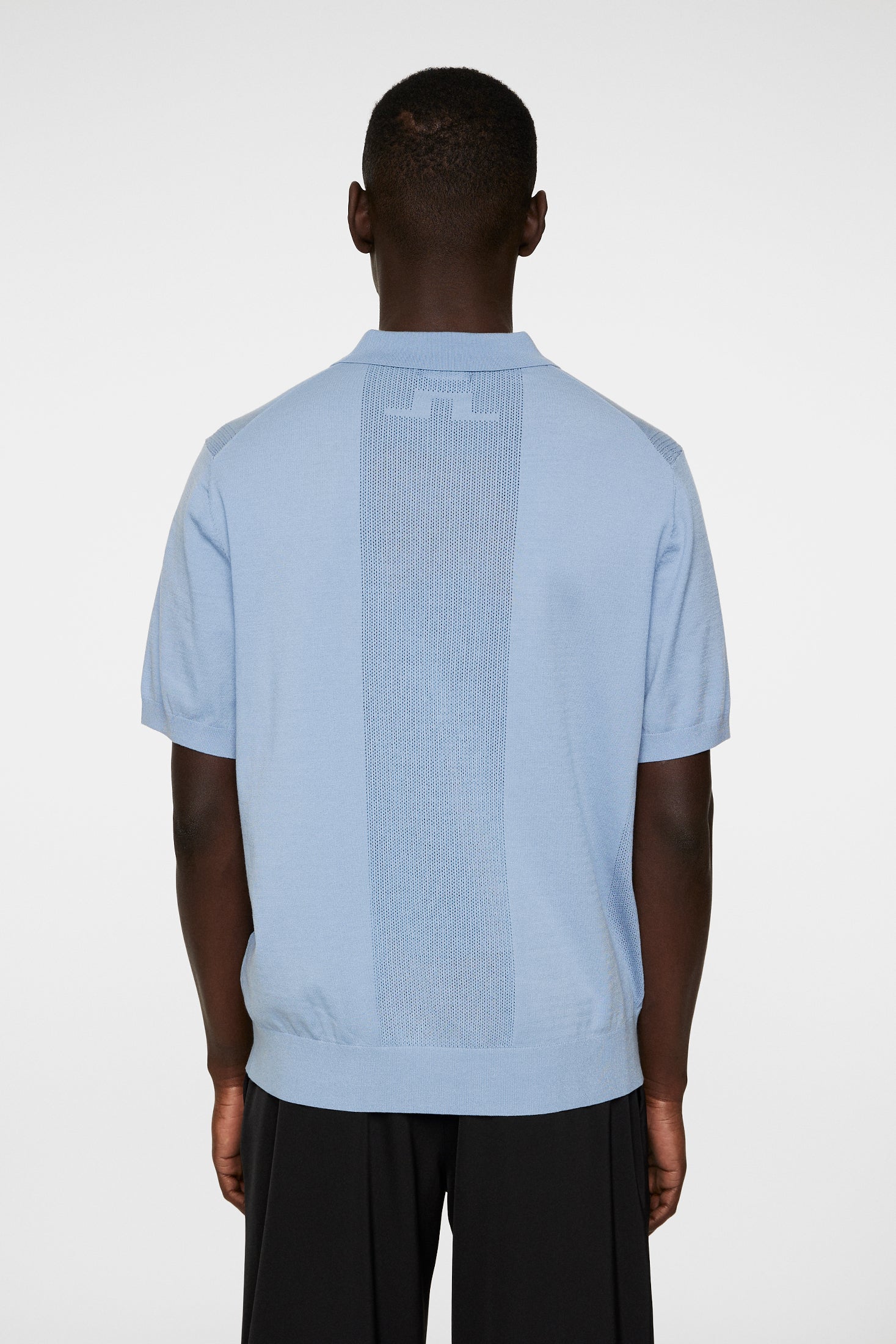Reymond Solid Stripe Polo / Rain Washed – J.Lindeberg
