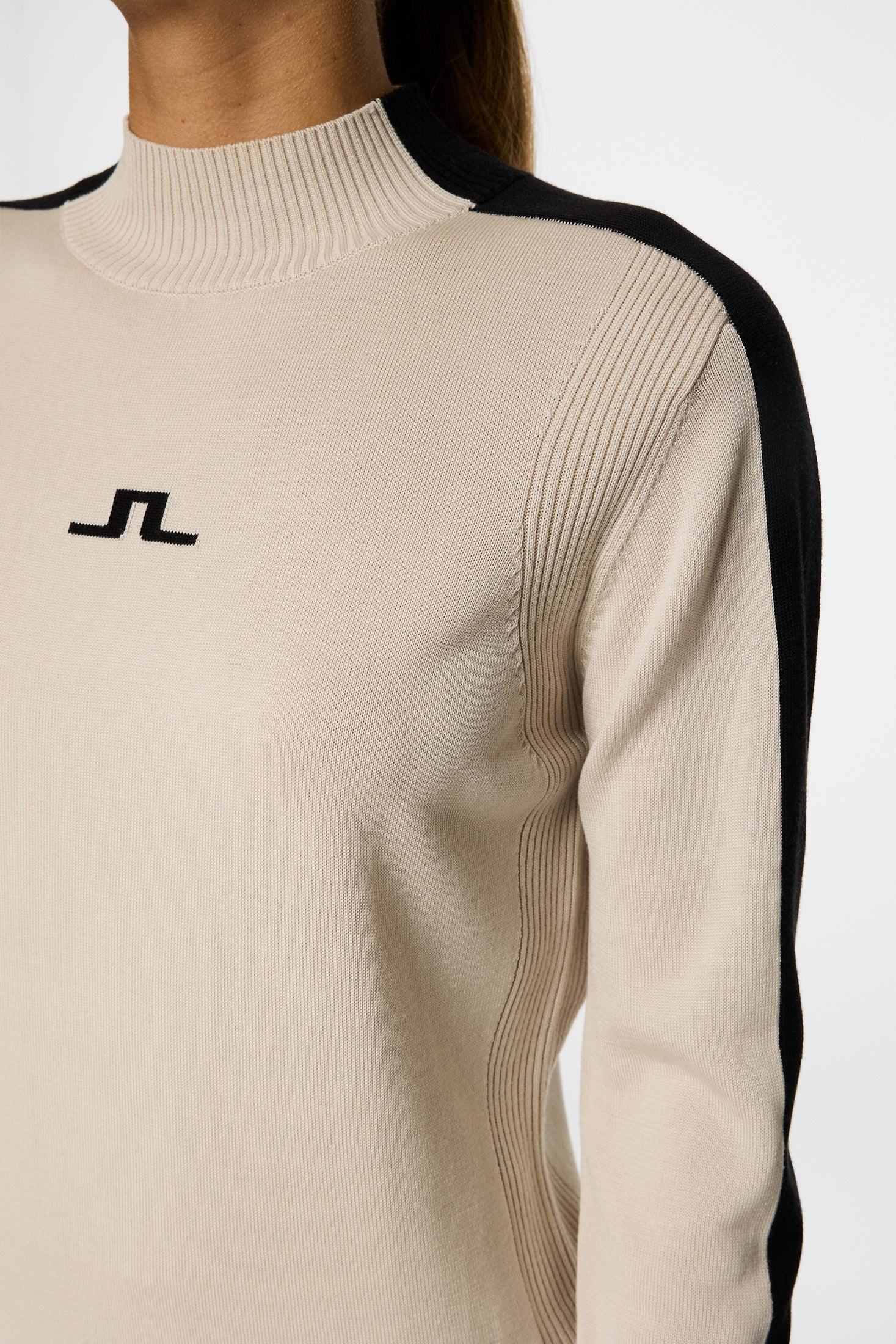 J.LINDEBERG ジェイリンドバーグ ホワイト ニットセーター Adeline Knitted Sweater / Moonbeam – J.Lindeberg