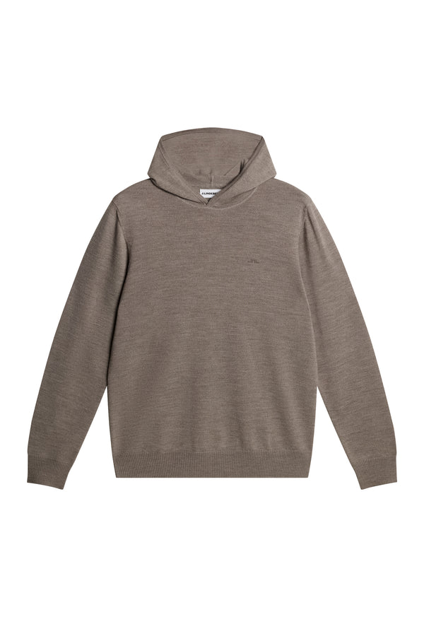 Karl Merino Hoodie / Brindle Melange