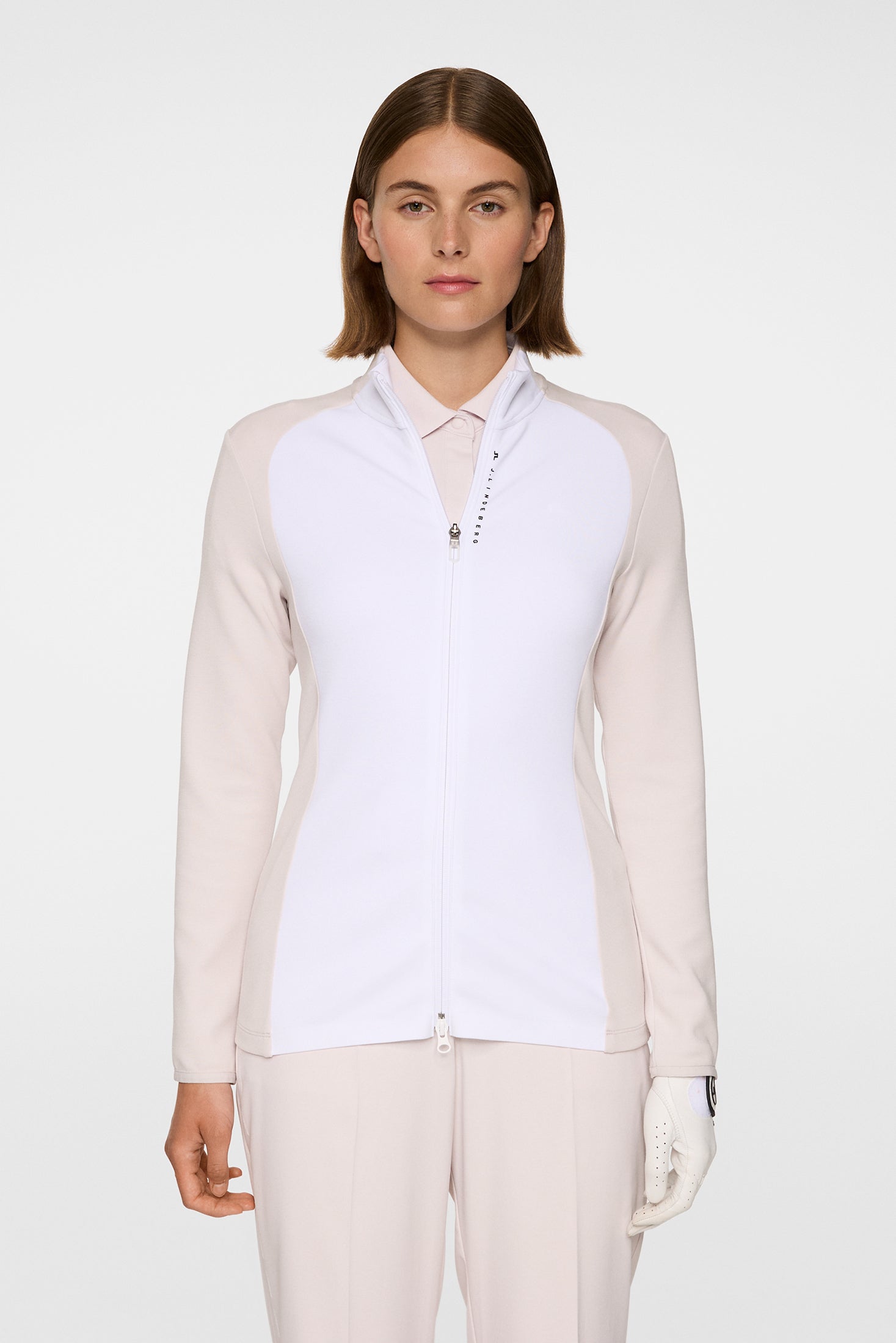Nami Zip Mid Layer / Grey Lilac  J.Lindeberg