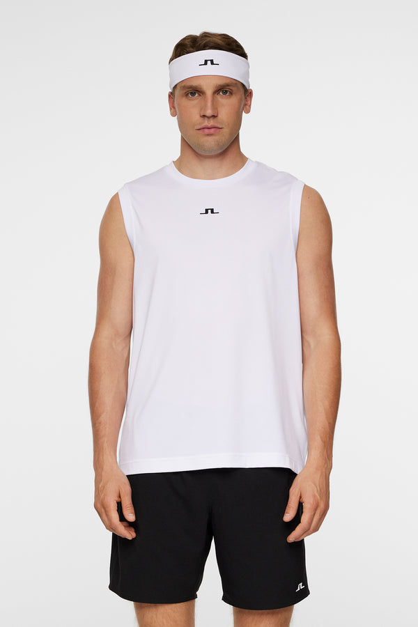 Jack Sleeveless Tee / White