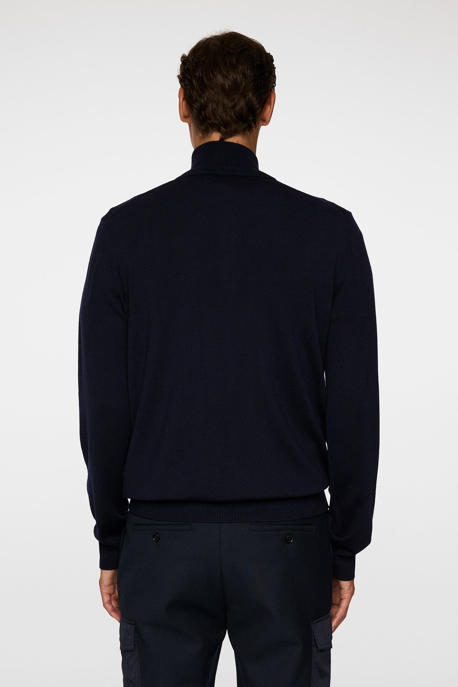 Kiyan Merino Quarter Zip / JL Navy – J.Lindeberg