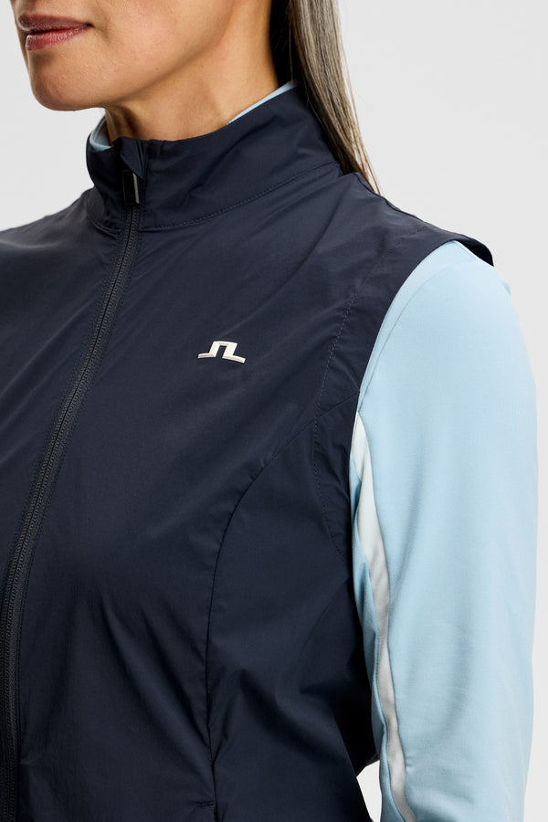 Thorine Wind Packable Vest / JL Navy