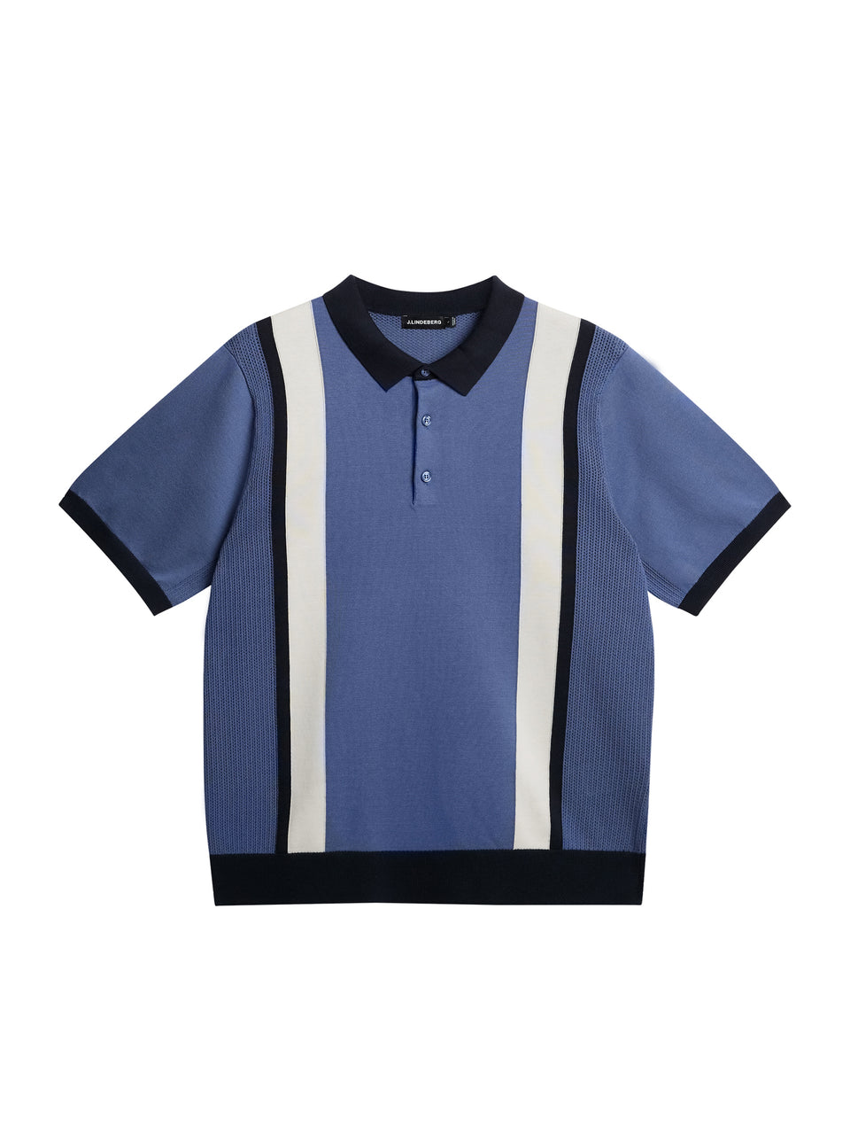 Reymond Stripe Polo / Bijou Blue