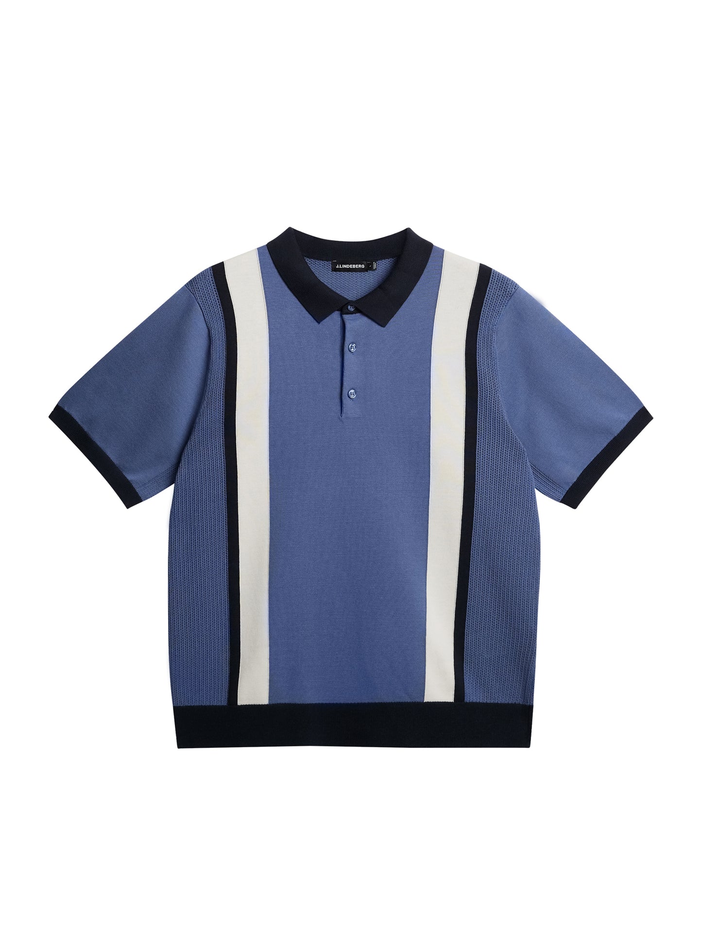 Reymond Stripe Polo / Bijou Blue – J.Lindeberg