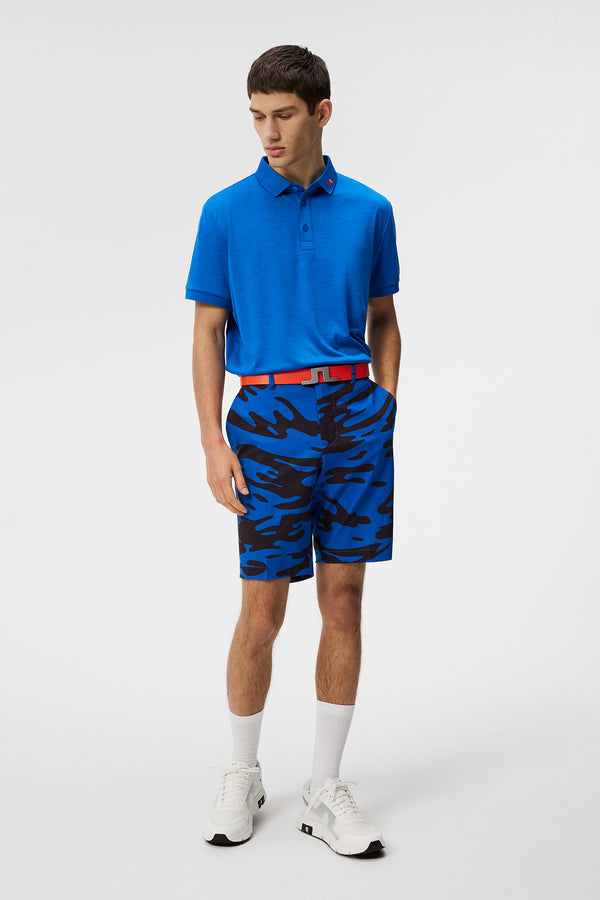 KV Regular Fit Polo / Nautical Blue Melange
