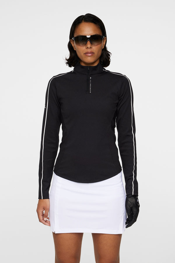 Adiola Quarter Zip Mid Layer / Black