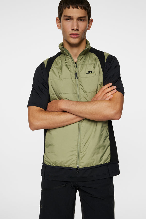 Scott Hybrid Vest / Oil Green