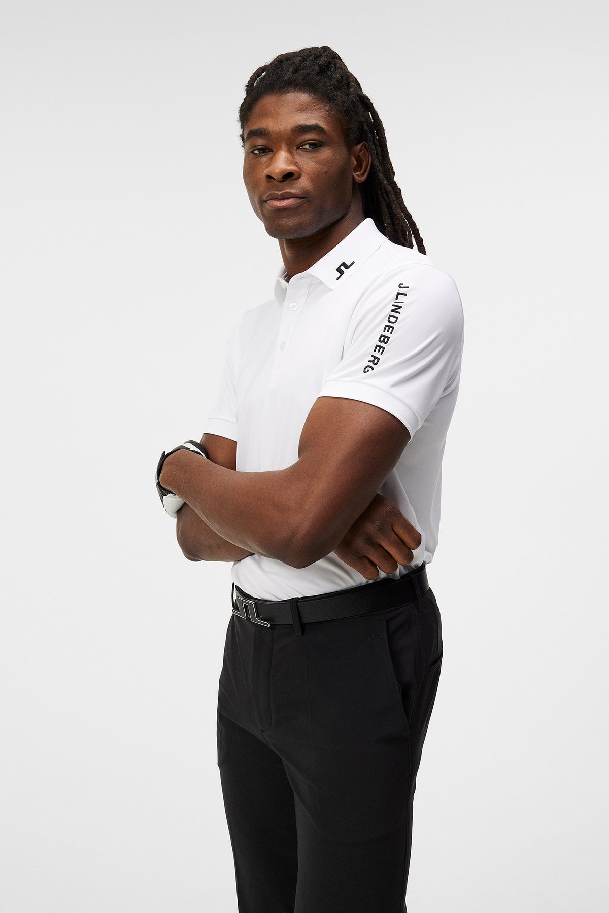 Tour Tech Slim Fit Polo / White