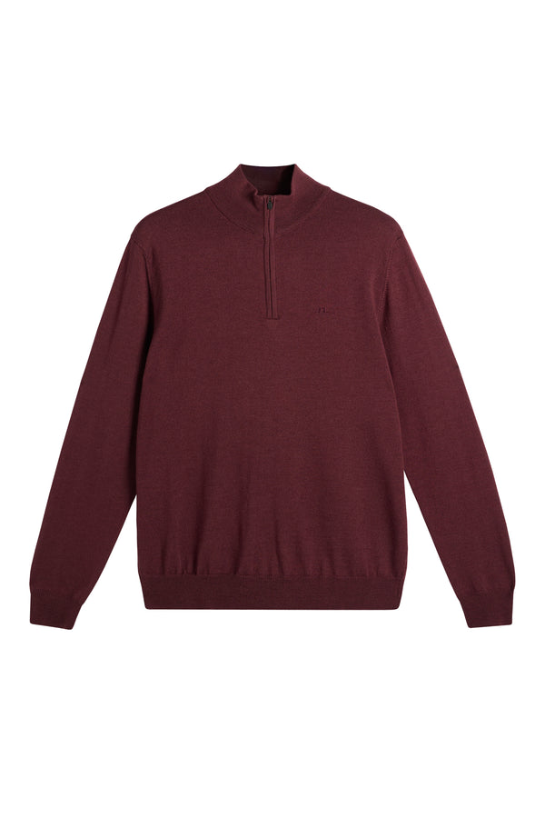 Kiyan Quarter Zip Sweater / Winetasting