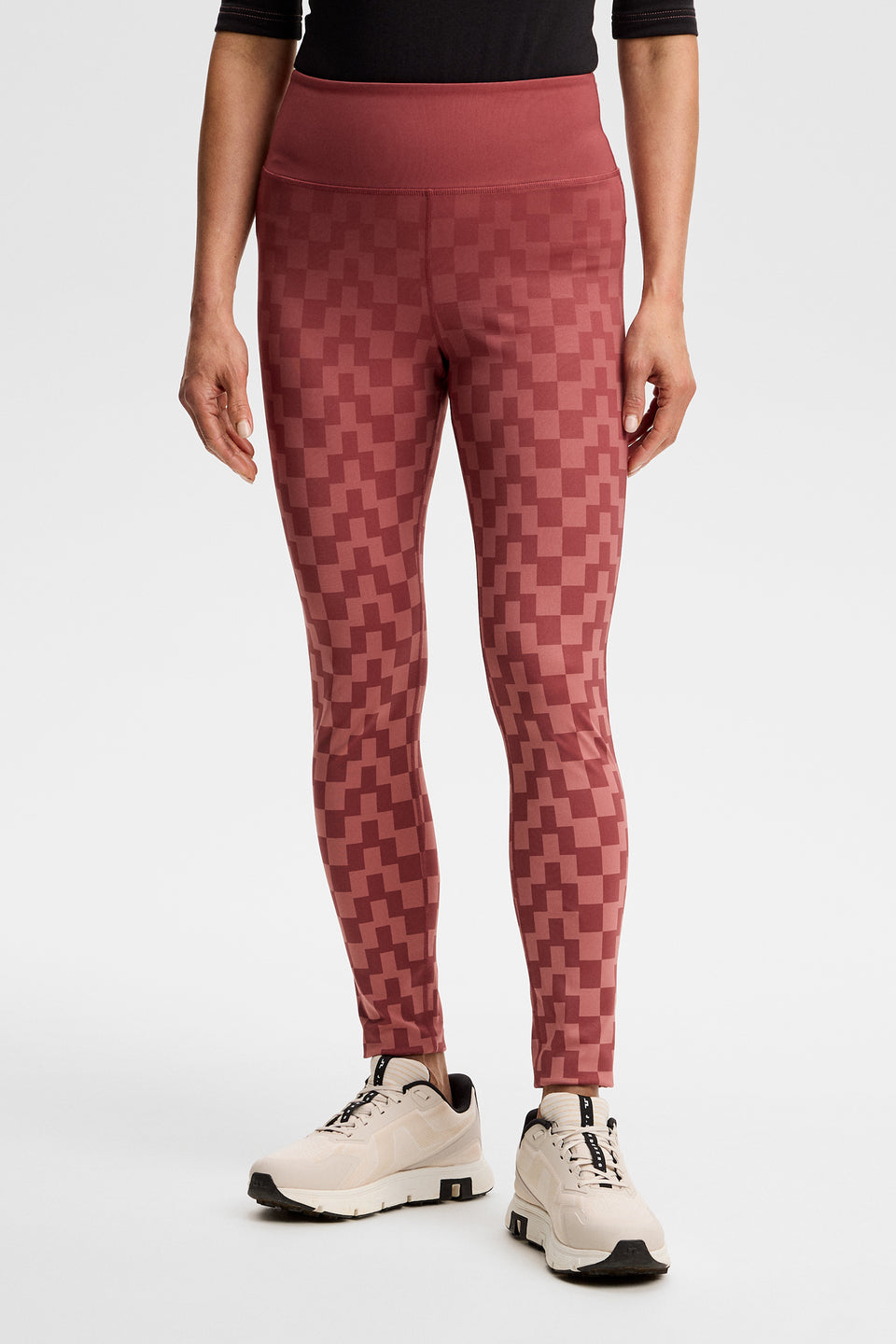 Valerie Print Leggings / Bridge Stack Apple Butter M