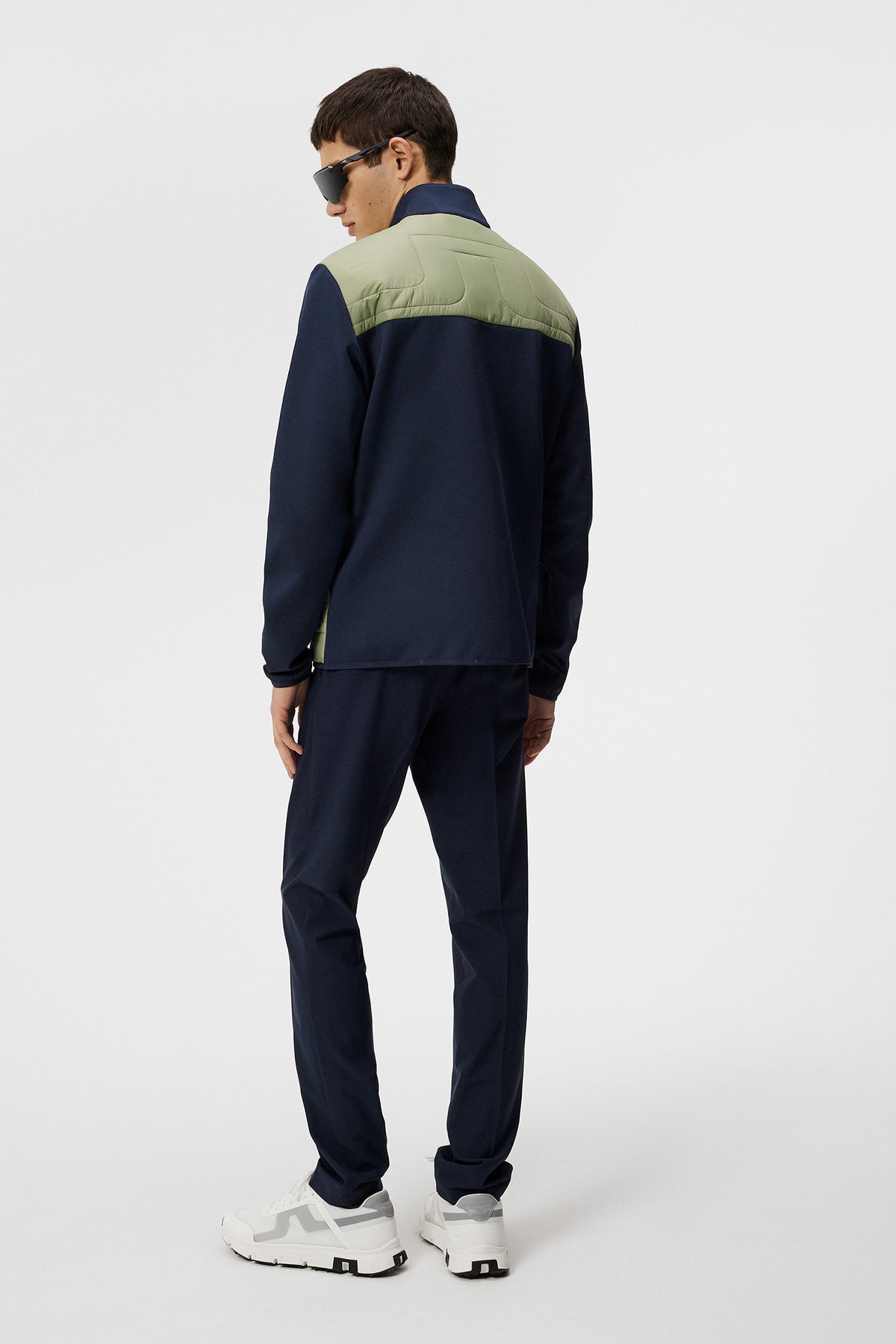 Martino Quilt Hybrid Jacket / Oil Green