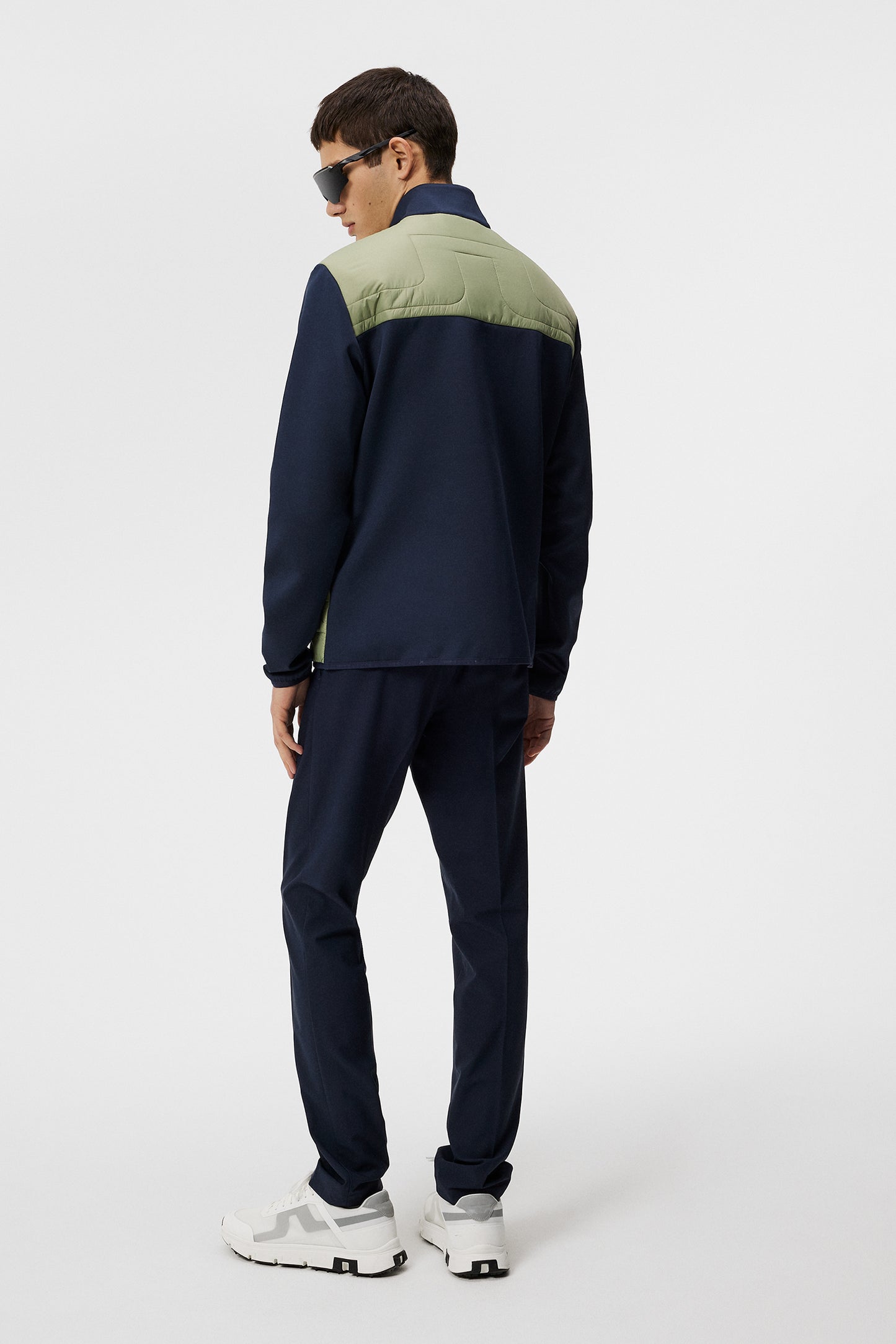 Martino Quilt Hybrid Jacket / Oil Green