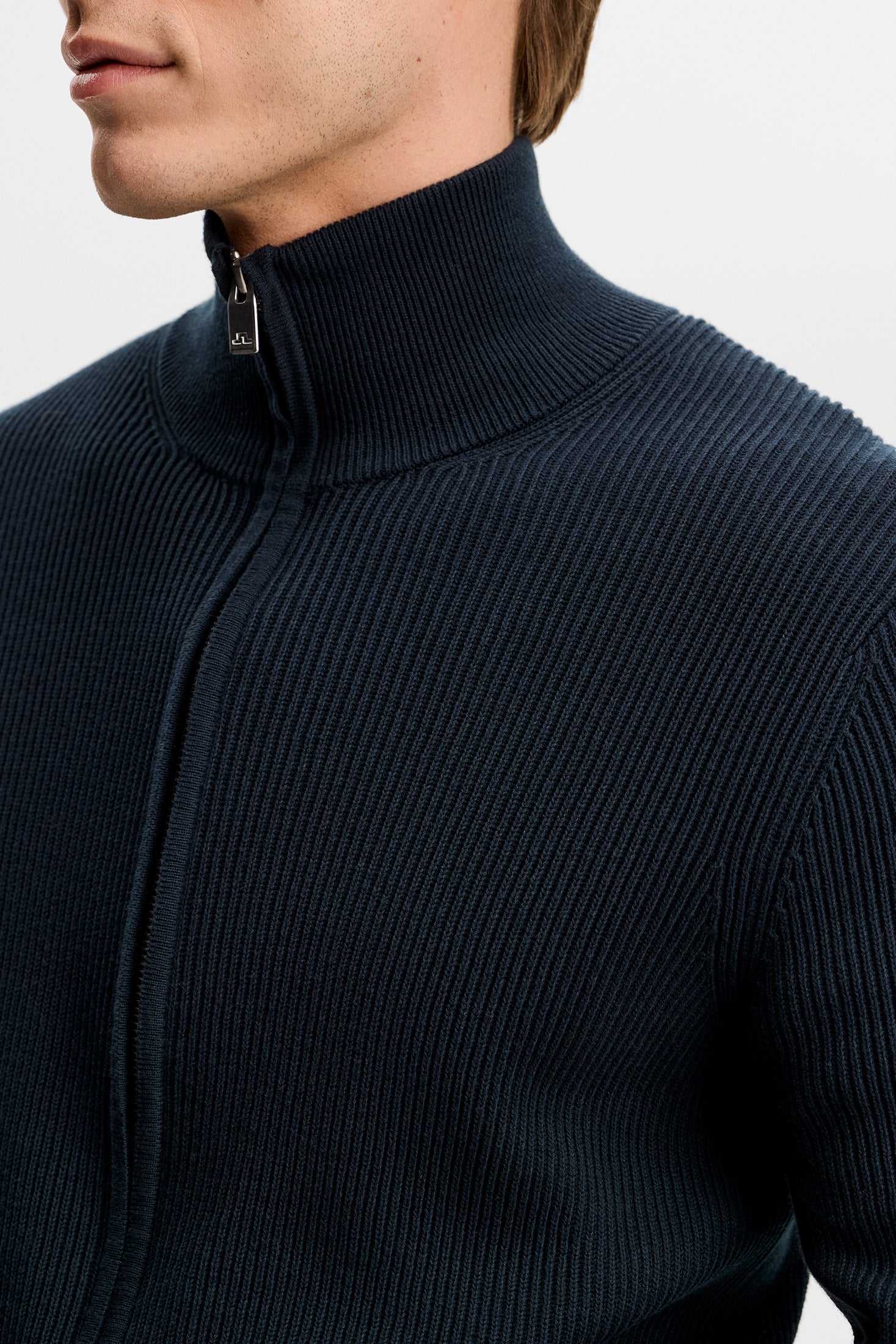 Alexis Full Zip Cardigan / JL Navy – J.Lindeberg EU