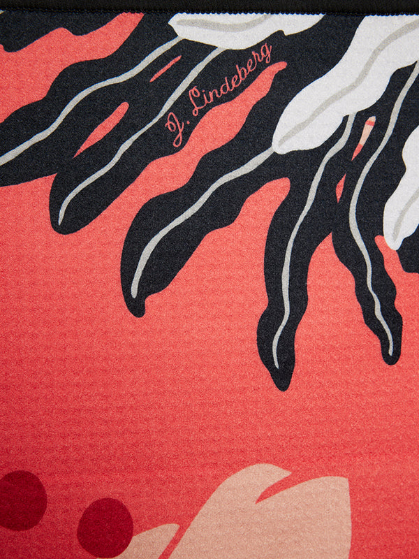 JL Bridge Towel / Paradise Monstera Coral