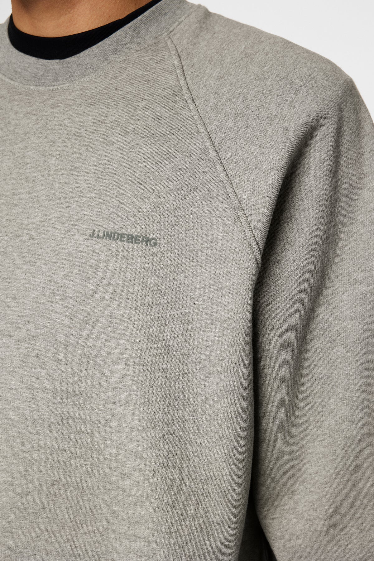 Callan Crew Neck / Light Grey Melange – J.Lindeberg