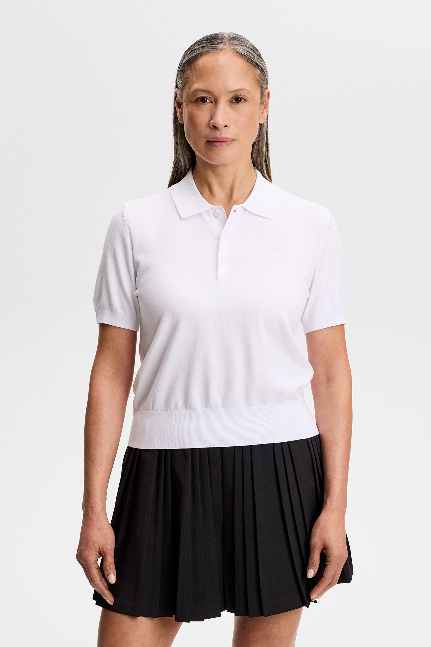 CLESSTE SLUB PILE KNIT POLO ニットポロ CLESSTE SLUB PILE KNIT POLO COLOR:CHARCOAL/BROWN/IVORY SIZE:1/2 12