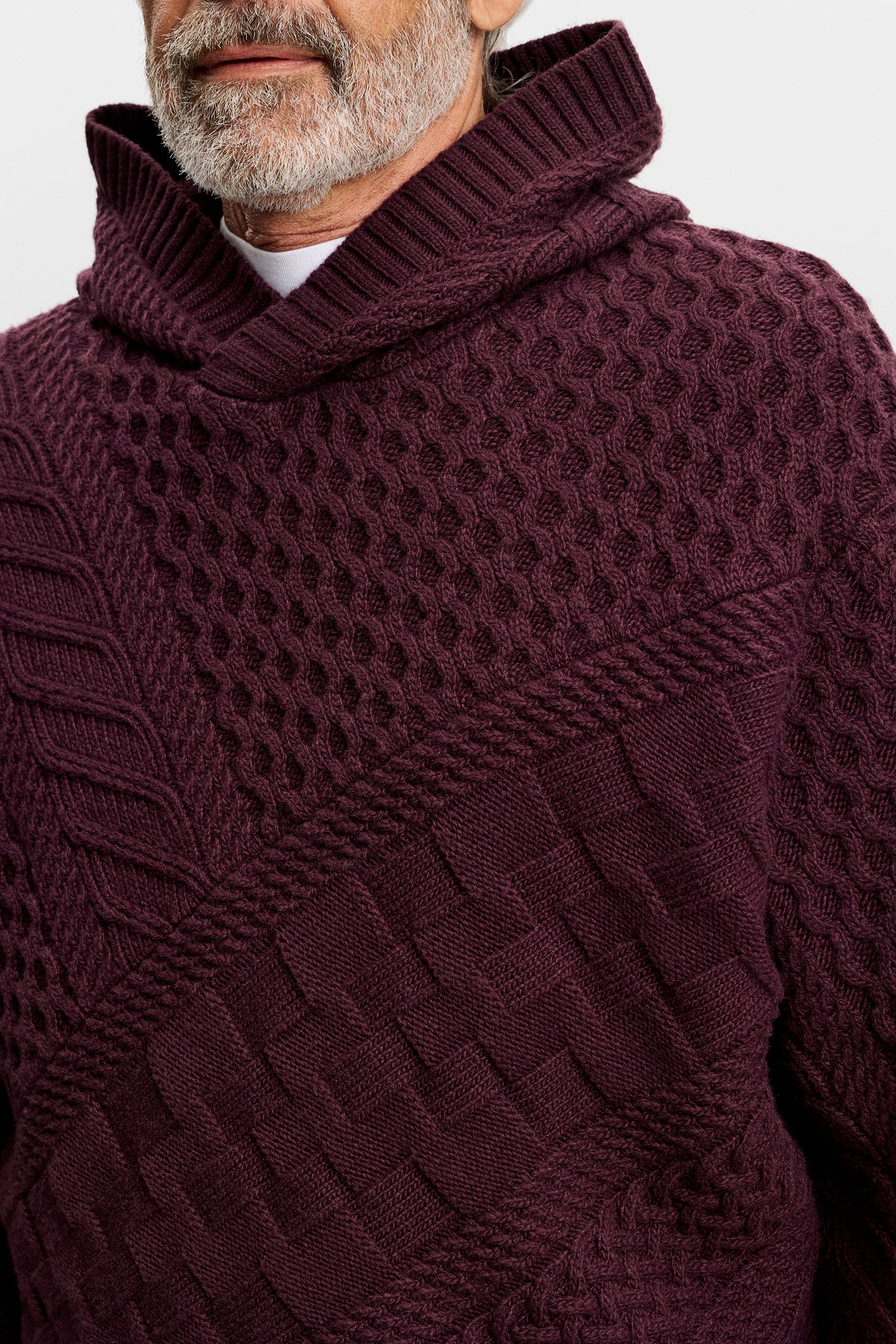 Savio Cable Knit Hoodie | Knitwear | J.LINDEBERG®